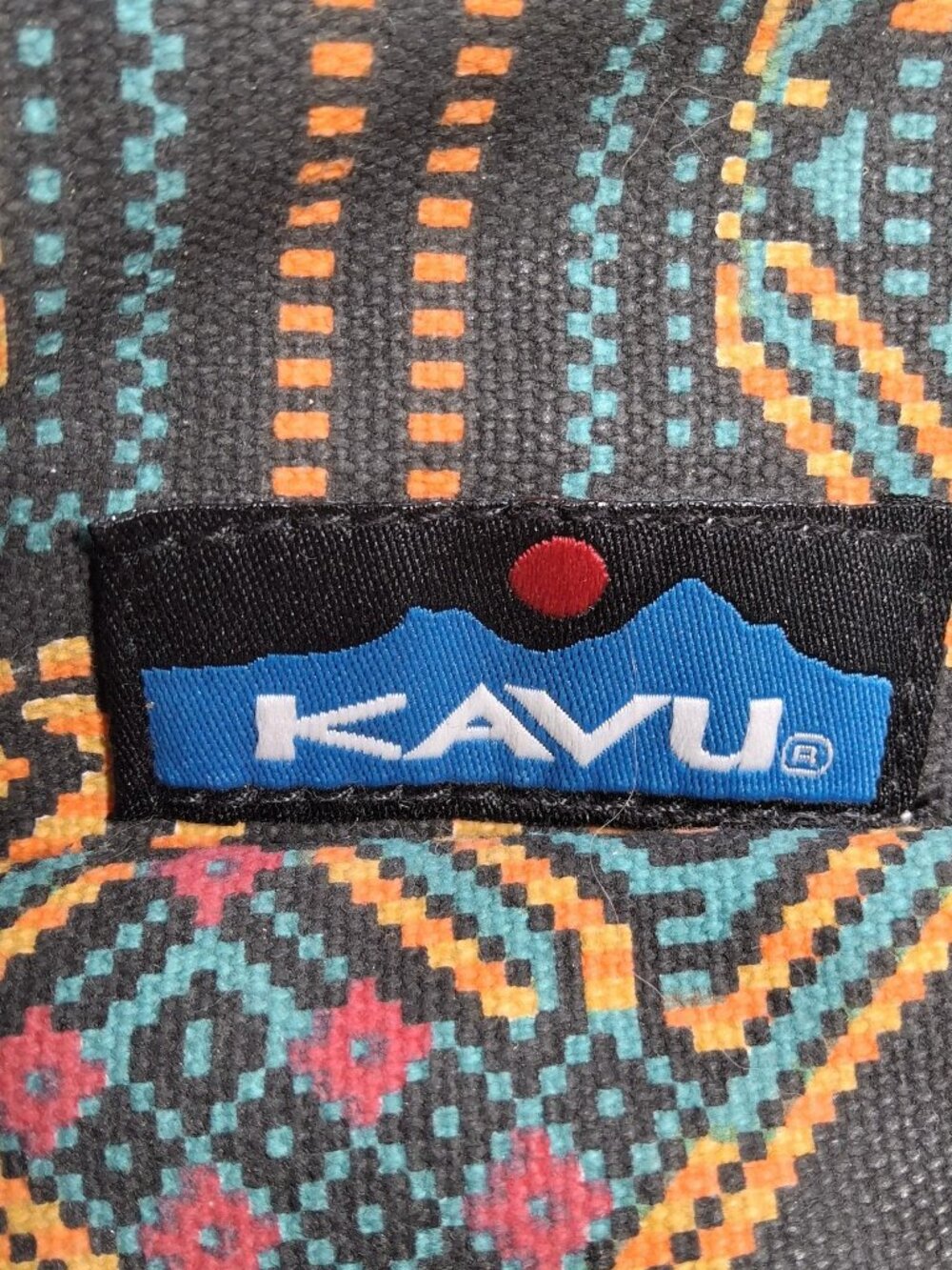 KAVU Rope Sling Bag Multicolor Geometric - Picture 4 of 6